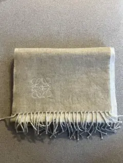 LOEWE マフラー バイカラー