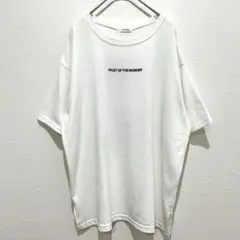 【イング】(M)バックプリントTシャツ 白 半袖 ロゴ入り ゆったり