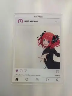 (最終値下げ)五等分の花嫁 アクリルフォトカード 二乃