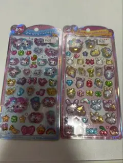 うるちゅるポップシール　フワフワらびちゃん　まじかるみゅーちゃん