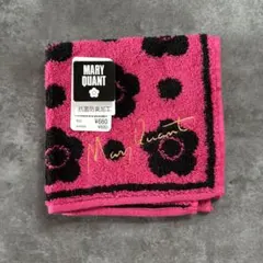 MARY QUANT ハンカチ ピンク ブラックのサムネイル