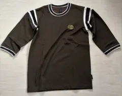 【美品】アディダス 地球儀ロゴ 00sヴィンテージ 7分袖 プルオーバーシャツ