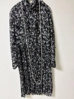 淡水パール　ロングネックレス ホワイト✖️ピンク