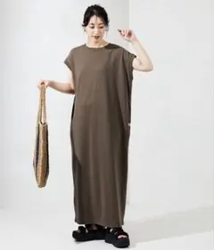 FREAK'S STORE 限定展開　USAコットン ノースリーブ ワンピース