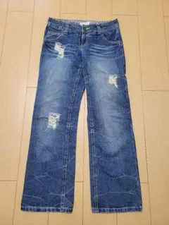 COLZA ダメージ加工 ブルージーンズのサムネイル
