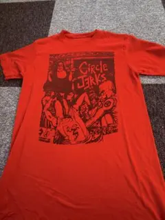 1990年代Circle Jerks グラフィック Tシャツ 赤 ㅤ*e様 90s Circle Jerks バンドTシャツ 黒 シングルステッチ - メルカリ