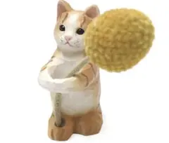 アニマルドライフラワーホルダー　茶トラ