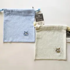 未使用 わちふぃーるど BABYダヤン EV着ぐるみ 巾着 2枚セットのサムネイル
