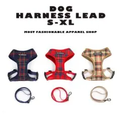 【値下げ】Dabdab チェック柄 ハーネス S