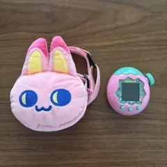 たまごっちパラダイス ピンクランド本体 おでかけキャリーみゃおっち セット