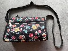 【LeSportsac】 花柄 ショルダーバッグ