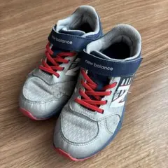 new balanceスニーカー20.5cm ハンゾーグレー青赤シルバーネイビー