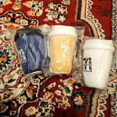 セブンイレブンハッピーくじ B賞　セブンカフェぬいぐるみチャーム　3点セット