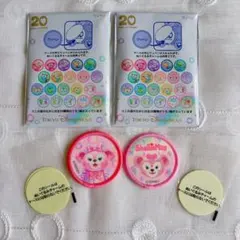 ダッフィーアンドフレンズ 20周年 カラフルハピネス ワッペン シェリーメイ