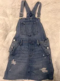 美品GAP KIDS デニムジャンバースカート　140cm L