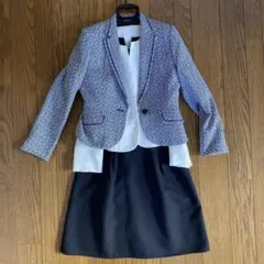 セレモニースーツ　ツイードジャケット×2とワンピースセット 9号　３点セット