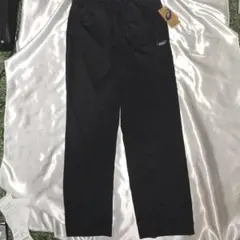 新品未使用★アシックス 黒 ジャージパンツ2XL