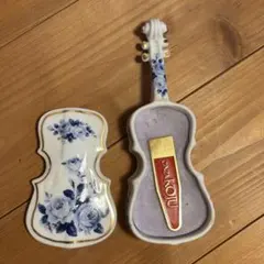 【美品】銀座　香十　室礼香　ルームフレグランス　陶器製バイオリン型置物