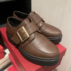 【23日まで】ブラウン 厚底ローファー