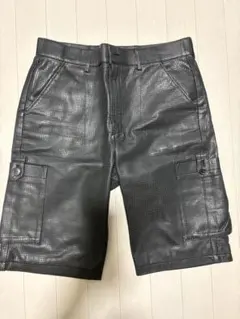 美品】DEPT Men'sレザーパンツ size30本革 黒 バイカー - メルカリ
