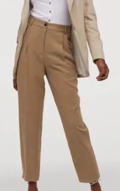 H&M ベージュパンツ スラックス 36