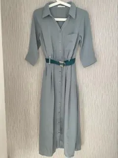 半袖 ロングワンピース