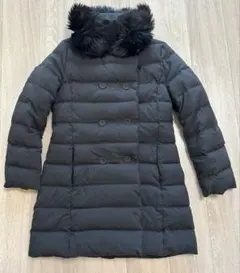 ユナイテッドアローズ/ブラックダウンジャケット フェイクファー付き