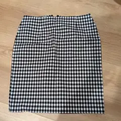 ギンガムチェック タイトスカート