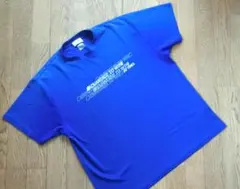 YONEX 青 Tシャツ ADVANTAGE TO WIN L