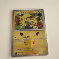 ピカチュウ MEGA 拡張パック 30th
