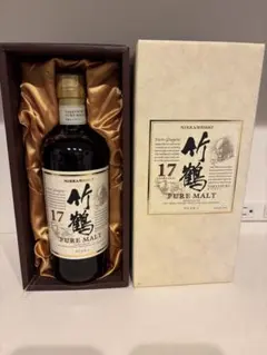 NIKKA WHISKY 竹鶴 17年 ピュアモルト 箱付きのサムネイル