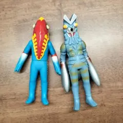 ウルトラマン怪獣フィギュア メトロン星人、バルタン星人2体セット