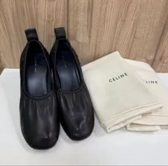 美品 CELINE ソフトバレリーナ パンプス ブラック36.5(23.5cm)のサムネイル