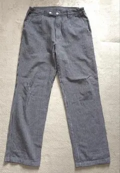 ドイツ軍 シェフパンツ コックパンツ 50 シェパードチェック ワークパンツ