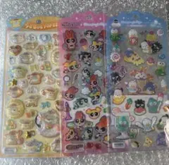 うるちゅるポップシール　ドロップジュエリー　3枚セット