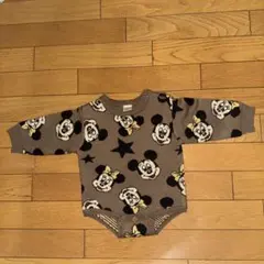 ディズニー　ニットロンパース　フタフタ