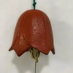 南部鉄器　花ふうりん　美品