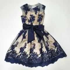 Dorry Doll 花刺繍入りチュールレースドレス