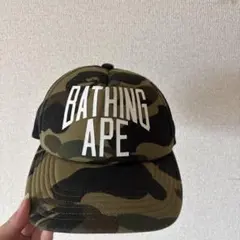 A BATHING APE カモフラ メッシュキャップのサムネイル