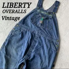 人気！LIBERTY リバティ デニム オーバーオール サロペット ヴィンテージ
