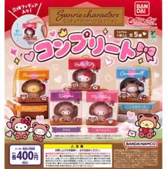 サンリオキャラクターズ ミニチュアパッケージコレクション 全5種　コン