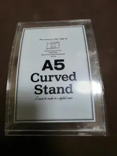 A5 Curved Stand フォトフレーム クリア 28枚セットのサムネイル