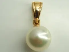 田崎真珠　 TASAKI タサキ　美しい極上良質天然アコヤ本真珠ペンダントトップ