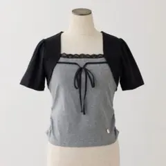 ナイスクラップ ボレロレイヤード風トップスのサムネイル