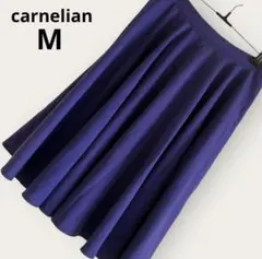 carnelian フレアスカート パープル 紫 M ひざ丈 上品 高見え 大人のサムネイル