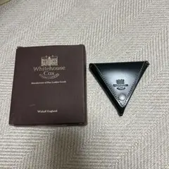Whitehouse Cox 三角形コインケース トライアングル ブラックのサムネイル