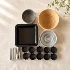 ケーキ型 まとめてセット ノルディックウェア 薔薇型 遠藤孝商店 