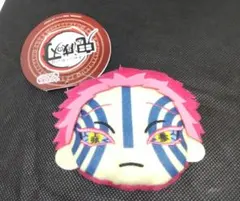 鬼滅の刃　きゃらまる　猗窩座　マスコットバッジ　あかざ