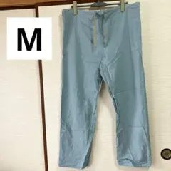 Plantation イッセイミヤケ ワイドパンツ M ウール くすみグリーン