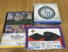 ま*ー様 クレヨンしんちゃん 一番くじ　D賞 マカオとジョマ ガラスプレート　他